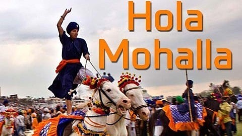Hola Mohalla: A festival that celebrates brotherhood, fraternity and valour, Hola Mohalla was started by the Tenth Sikh leader, Guru Gobind Singh, in the 17th century who defended the Sikhs against the threats of the Mughal Empire and the Hill Kings. [NewsGram]