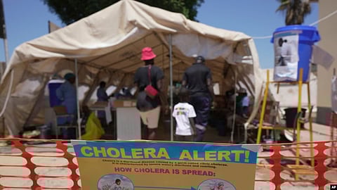 Cholera Vaccine:- The World Health Organization has approved a version of a widely used cholera vaccine that could help address a surge in cases that has depleted the global vaccine stockpile and left poorer countries scrambling to contain epidemics.[VOA]