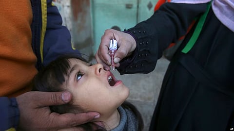 Anti-polio gains:- The World Health Organization said Monday that the recent return of about 600,000 undocumented migrants from Pakistan to Afghanistan[VOA]