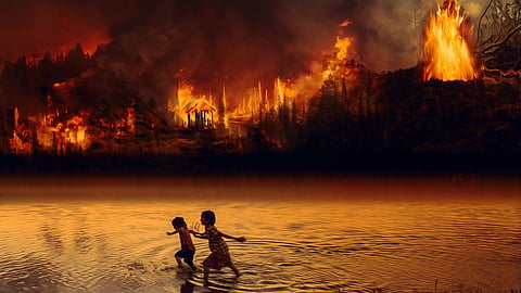 ‘Heroes in the fire’:- The ‘heroic’ efforts of local firefighters tackling wildfires in the Amazon rainforest has been documented through a new short film commissioned by leading environmental scientists. [Pixabay]