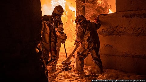 Attack of war: Russia launched its largest drone strike on Ukraine overnight with 188 drones, Ukraine's air force said Tuesday.[VOA]