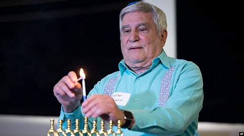 Christmas Day: Hanukkah, Judaism's eight-day Festival of Lights, begins this year on Christmas Day, which has only happened four times since 1900. [VOA]