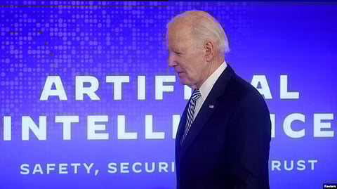 AI chips: U.S. President Joe Biden signed on Tuesday an executive order to boost development of artificial intelligence infrastructure in America. [VOA]
