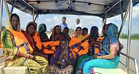 The women mangrove keepers: Nalini Kandi (45) now understands the importance of the mangrove forest that protects her village Jhadling from cyclonic storms and floods. [101Reporters]