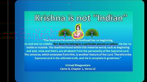 Krishna is God. He is eternal [Maria Wirth]