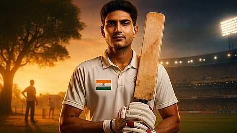 Shubman Gill, now one of the brightest stars in Indian cricket, started his journey like many others with raw passion, a supportive family, and a stroke of luck.