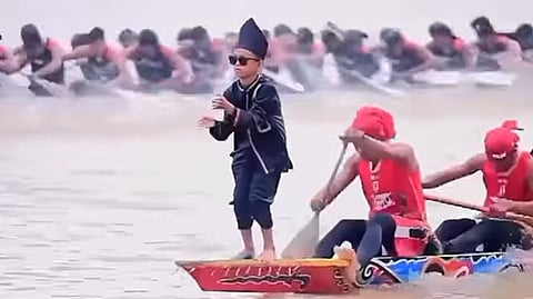 Rayyan’s captivating presence caught the attention of global sports stars.