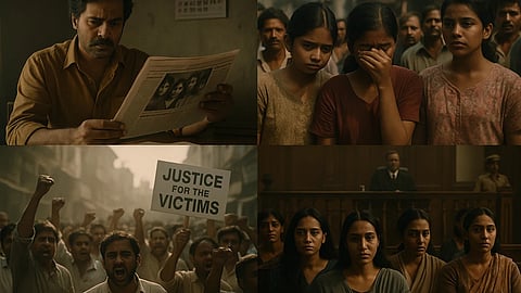 18 individuals were charged with abduction, gang rape under the Indian Penal Code, & the Indecent Representation of Women (Prohibition) Act. 