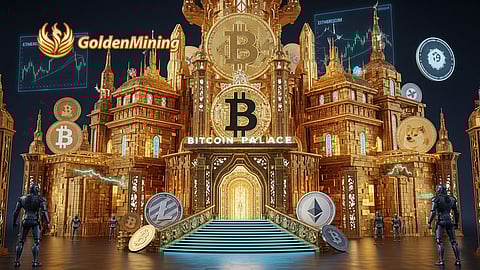 GoldenMining cloud mining platform provides a sustainable, low-threshold, stable income value-added path for the majority of crypto asset holders.