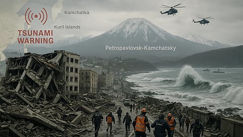 magnitude 8.8 earthquake hit Russia's Kamchatka peninsula, high tsunami and evacuation alerts were made across russia, japan and hawaii