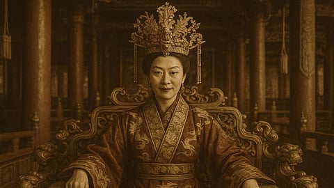 Image of Wu Zetian who was the first and only female emperor of China