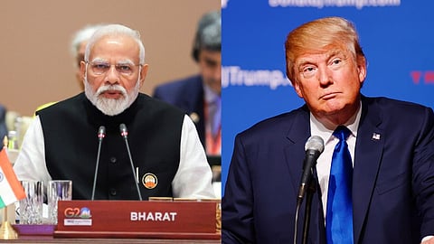 Image of PM Narendra Modi and President Donald Trump