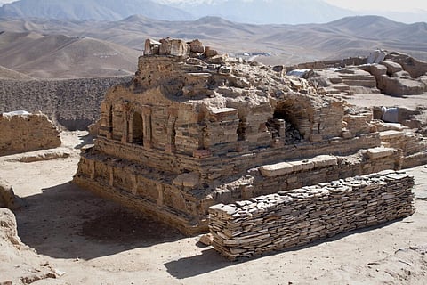Mes Aynak stupa historical site in Afghanistan
