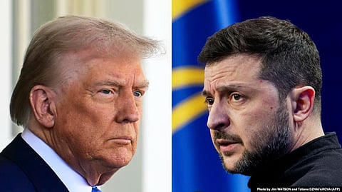 Donald Trump and Volodymyr Zelenskyy