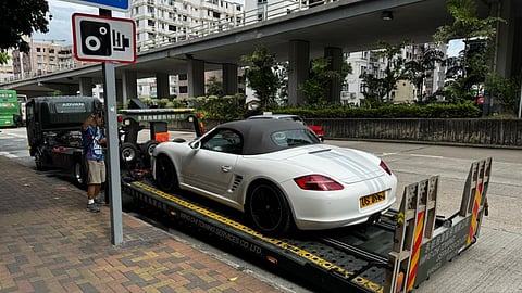 controversial license plate to depart Hong Kong