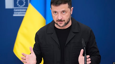 President Zelenskyy at NATO conference.