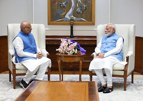 Maharashtra Governor CP Radhakrishnan as the candidate for the Vice Presidential