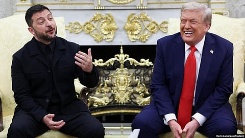 Zelenskyy and Trump meeting.