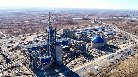 The Gezhouba Shieli Cement Plant in southern Kyzylorda Province of Kazakhstan.