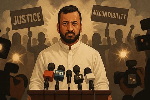 image of Kerala Congress MLA Rahul Mamkootathil