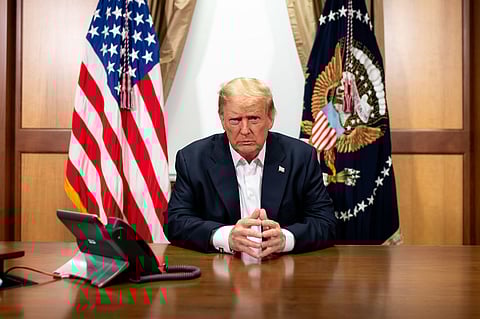 US President Donald Trump. His second term in office, which is the maximum allowed under the US Constitution, is scheduled to end in 2028.