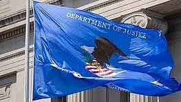 US Doj flag.