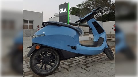 Ola scooter.