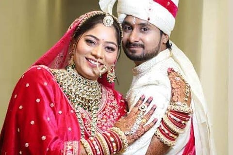 Raja Raghuvanshi with wife Sonam