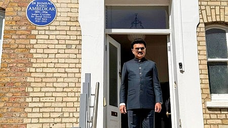 London: Tamil Nadu Chief Minister M.K. Stalin visits Dr. B.R. Ambedkar House, the residence where Ambedkar stayed while studying at LSE, in London on Saturday, September 6, 2025.