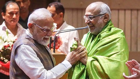 President Murmu, PM Modi and top leaders congratulate Radhakrishnan on being elected VP