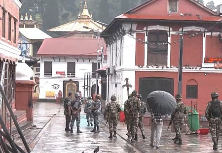 India has increased vigilance along the Nepal border and advised its citizens in Nepal to avoid travel and remain indoors.

