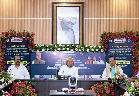 Bihar CM transfers Rs 1,263 crore in social security pension, interacts with beneficiaries