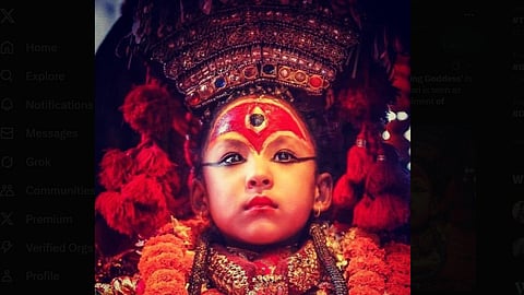 It is believed that Goddess Taleju manifests on earth in young girls in Nepal. The Kumaris are well respected and prayed for good health and prosperity by the people of Nepal