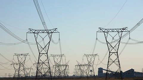 The Lethaba Power Station outside Sasolburg in the Free State in South Africa.