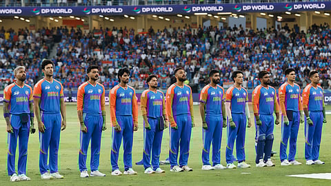 The Indian team in the Asia Cup 2025. They refused handshake after the match stirring debates and controversy