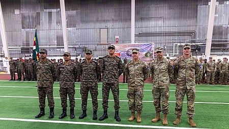 The embassy statement noted that the exercises “allowed soldiers from both armies to adapt their procedures to another and build familiarity under realistic combat conditions.”

