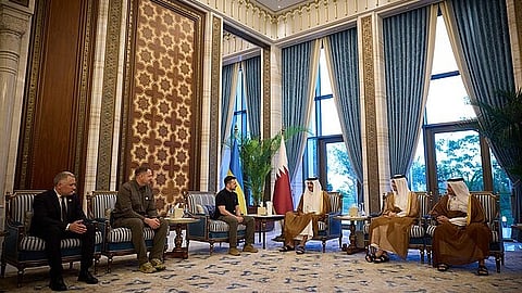 middle east member meeting with zelenskky