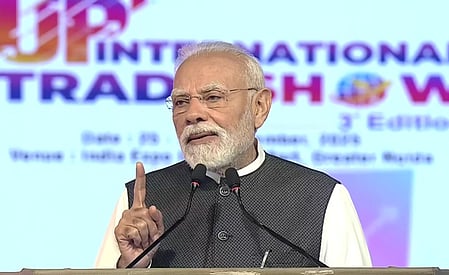 PM modi on UP internation trade