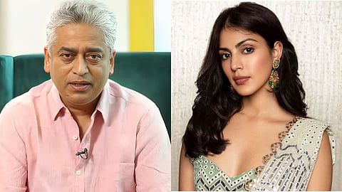 Rajdeep Sardesai and Riya Chakraborty