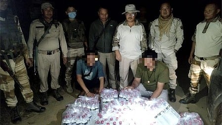 A senior police official said that the two militants belonging to the Kangleipak Communist Party (PWG) were arrested from Imphal East district on Thursday night.

