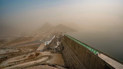 The Grand Ethiopian Renaissance Dam.