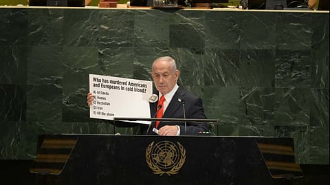 Netanyahu vowed to “finish the job” in Gaza, rejecting genocide claims and opposing Palestinian statehood in his UN speech on 26th September 2025