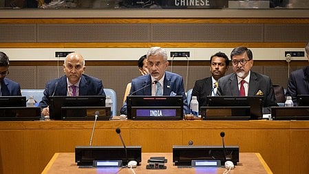 External Affairs Minister S Jaishankar participates in the BRICS foreign ministers’ meeting at the United Nations in New York on Friday, September 26, 2025.