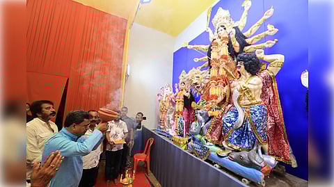 Tripura, which has an 856 km border with Bangladesh, is surrounded on three sides by the neighbouring country