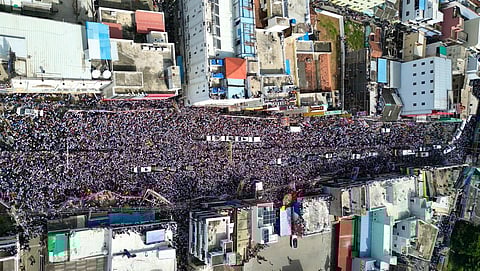 Crowd on Vijay Rally