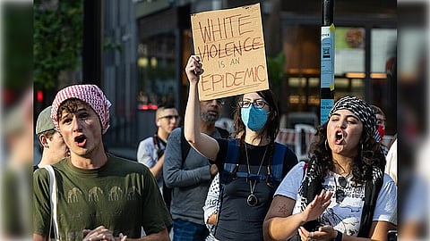 Protest against trump