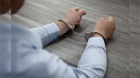 Man in handcuffs
