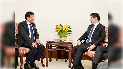 Union Minister Goyal also met Chin Yau Seng, CEO of Singapore Airlines Engineering Company (SIAEC), and discussed strengthening India-Singapore cooperation in the aviation Maintenance, Repair and Overhaul (MRO) sector.

