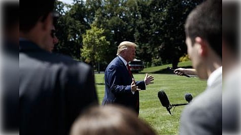 trump addressing press