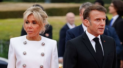 Image of Emmanuel and Brigitte Macron